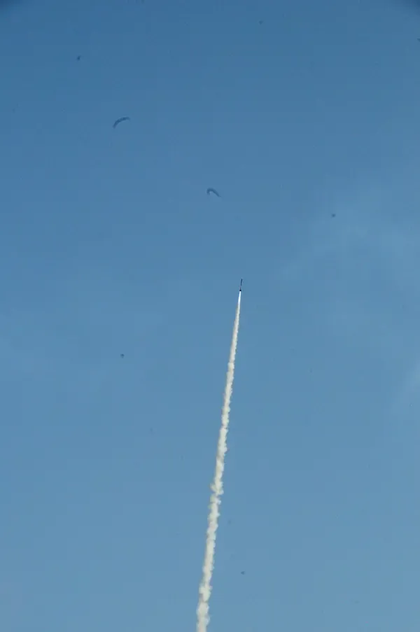 Perseus lifting off at IREC 2025