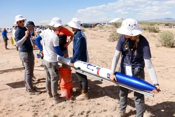 Pitchfork on the launch rail