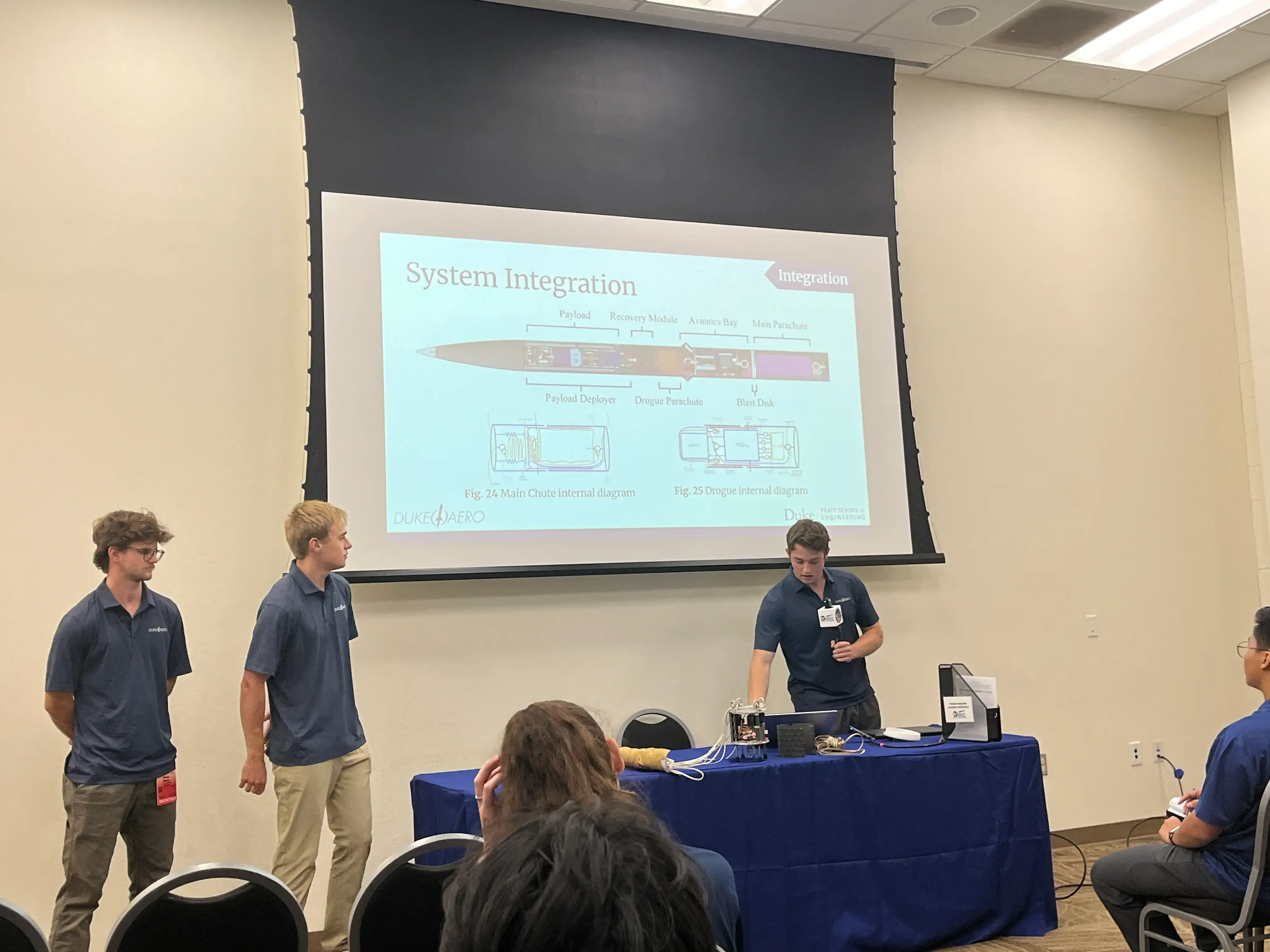 Duke AERO podium presentation at IREC 2026