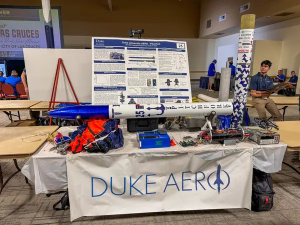 Duke AERO table at the SAC convention center.