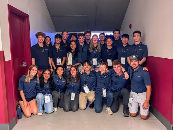 Duke AERO SAC team after the awards ceremony.